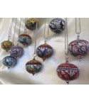 Collana Sfera Ceramica Grande e Argento