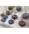 Collana Sfera Ceramica Grande e Argento