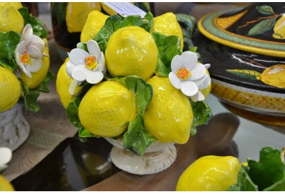 Alzatina Limoni e Fiori Mignon