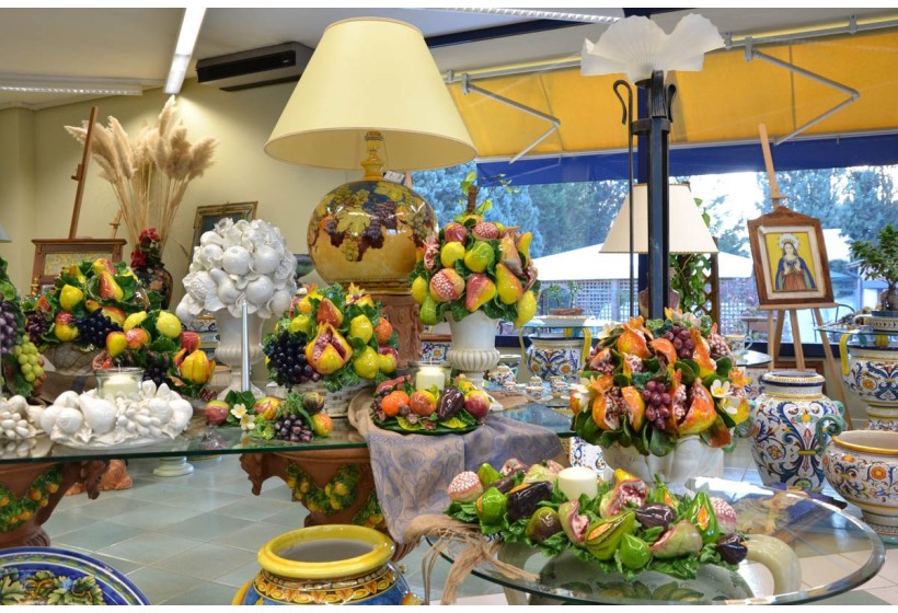 Portafrutta Moderno Da Tavolo | Vassoio Elegante Per Frutta - Design Contemporaneo Verde/Trasparente