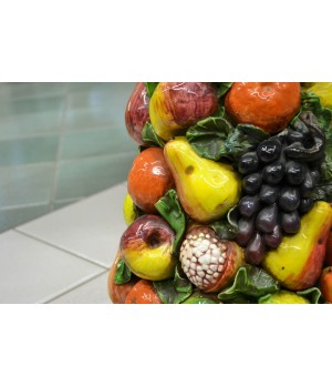 Alzata Piramide Melograno e Frutta Assortita