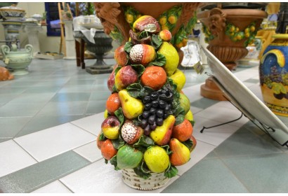 Alzata Piramide Melograno e Frutta Assortita