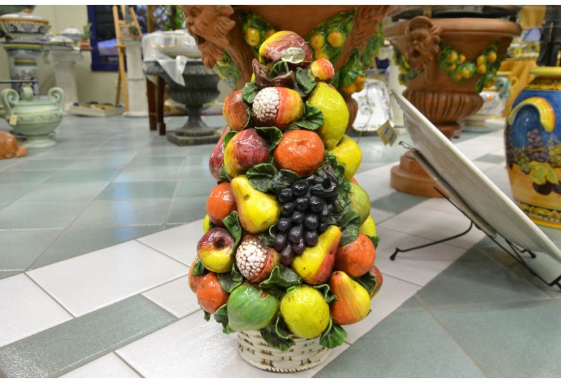 Alzata Piramide Melograno e Frutta Assortita