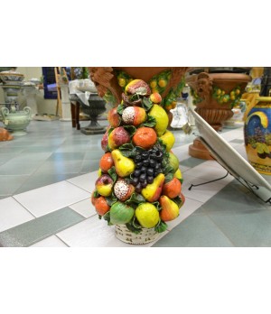 Alzata Piramide Melograno e Frutta Assortita