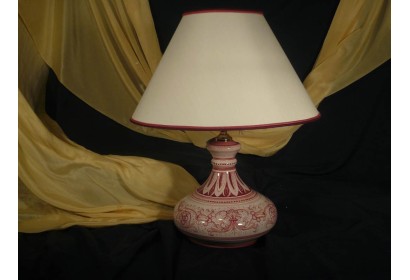 Lamp Onion Ricco Deruta Pink Stone