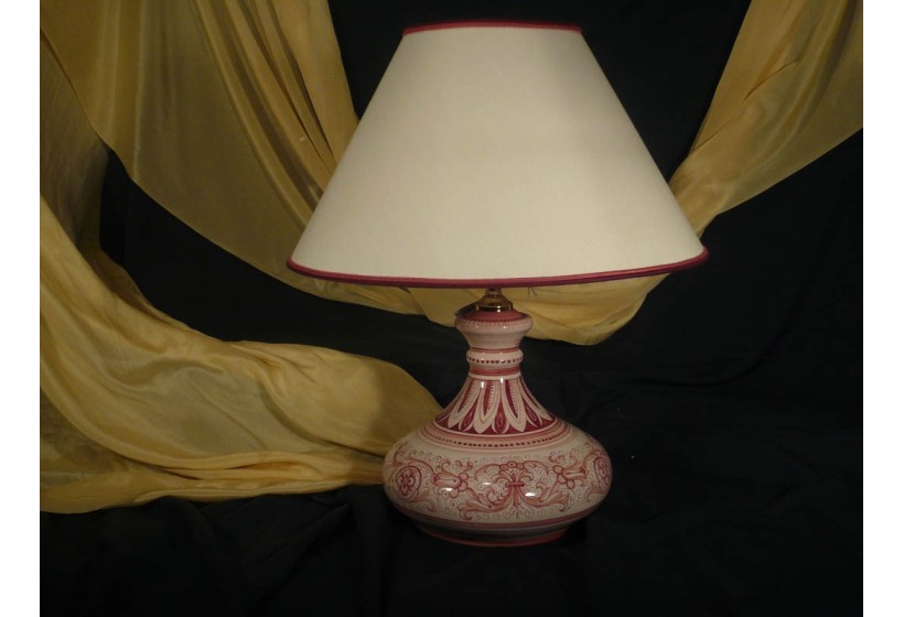 Lampada Cipolla Ricco Deruta Rosa Pietra