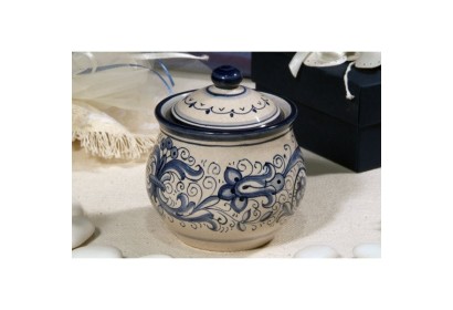 Sugar Bowl Ball Ricco Deruta Blue