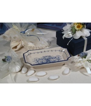 Small Tray Rectangular SIM Ricco Deruta Blue