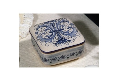 Small Box Square Ricco Deruta Blue