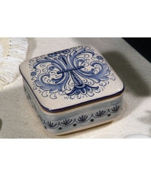 Small Box Square Ricco Deruta Blue