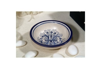 Small Cup Basin Ricco Deruta Blue