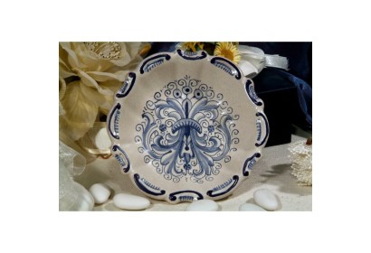 Small Cup Baroque Ricco Deruta Blue