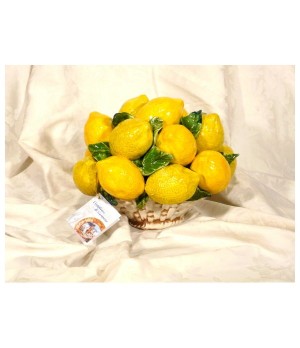 Oval Basket Lemons