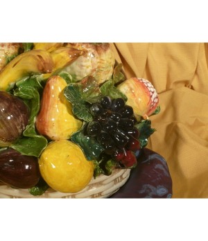 Oval Basket Assorted Fruit and Pineapple