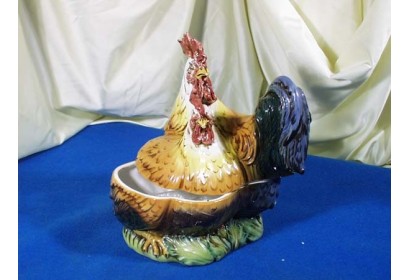 Tureen Rooster and Hen