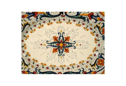 Oval Tray Ricco Deruta Colors Luxury SIM