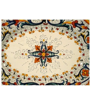 Oval Tray Ricco Deruta Colors Luxury SIM