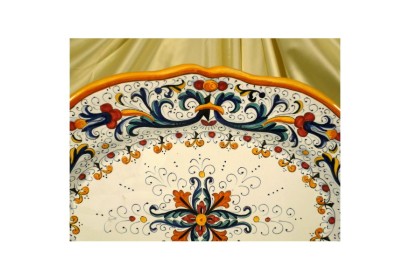 Oval Tray Ricco Deruta Colors Luxury SIM