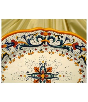 Oval Tray Ricco Deruta Colors Luxury SIM