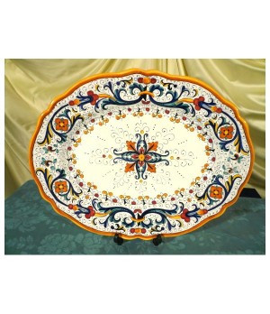 Oval Tray Ricco Deruta Colors Luxury SIM