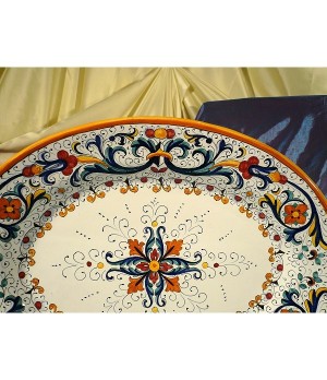 Oval Tray Ricco Deruta Colors Luxury