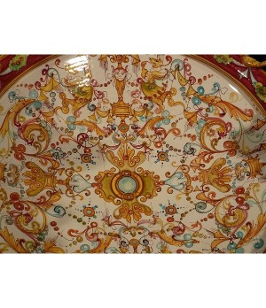 Centrotavola Tondo Grottesche