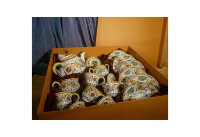 Tea Set x 6 Raffaellesco Luxury