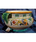 Cachepot with Leaf Handles Raffaellesco Luxury