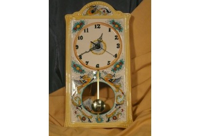 Pendulum Wall Clock Rectangular Classic Stone