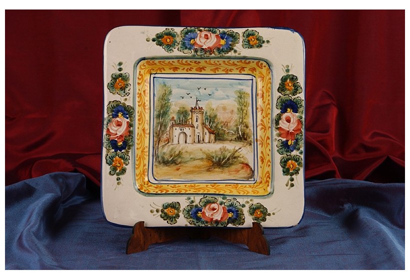 Plate with Flap Landscape