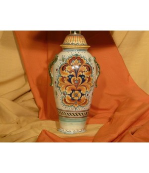 Lamp Amphora with Leaf Handles Ornate