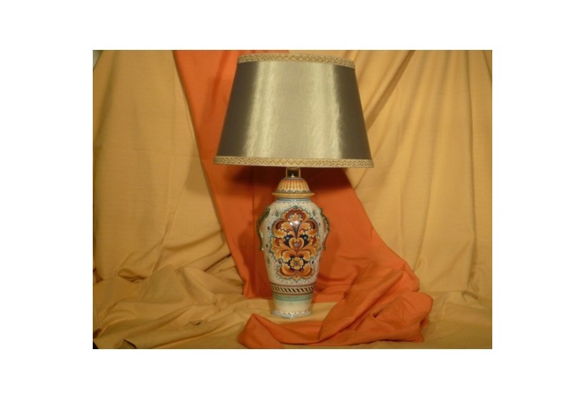 Lamp Amphora with Leaf Handles Ornate