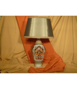 Lamp Amphora with Leaf Handles Ornate