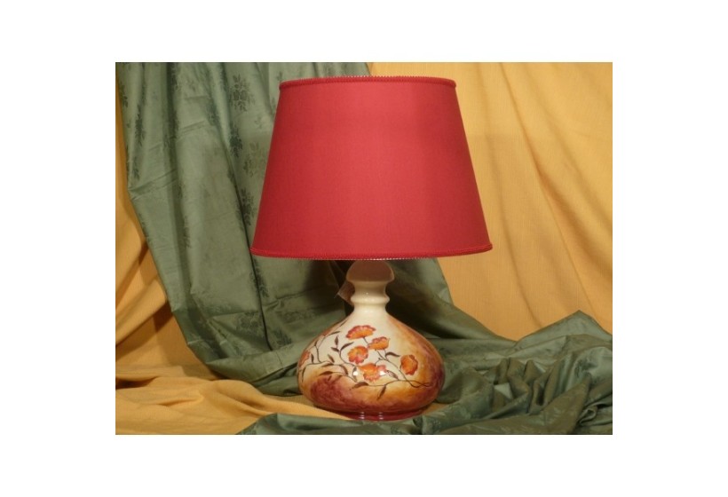 Lamp Onion Medium Red Flowers