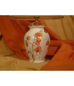 Lamp Poutiche Orange Heart Flowers