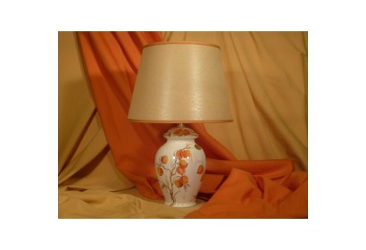 Lamp Poutiche Orange Heart Flowers