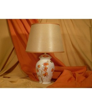 Lamp Poutiche Orange Heart Flowers