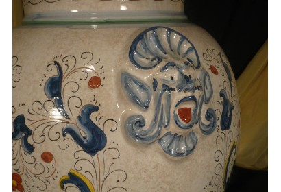 Ceramic Cruse  Graffito Ricco Deruta Colors