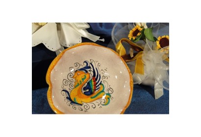 Ceramic Small Bowl Undulated Raffaellesco