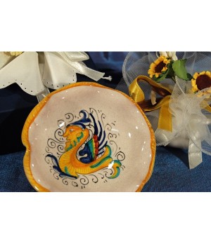 Ceramic Small Bowl Undulated Raffaellesco