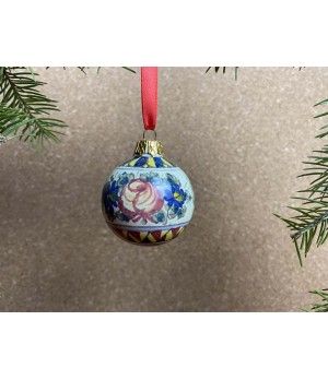 Christmas Ball Colored Landscape