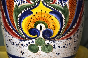 Ceramic Umbrella Stand  Cafagiolo