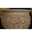 Cachepot Graffito Bianco Patinato