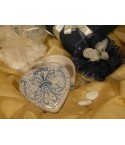 Scatolina Cuore Ricco Deruta Blu Simply